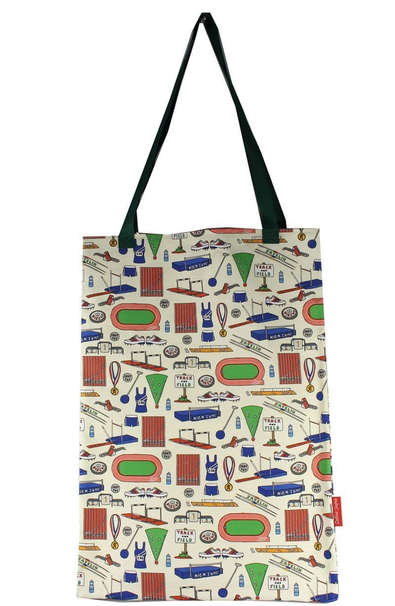 Track and Field Tote Bag by Selina-Jayne