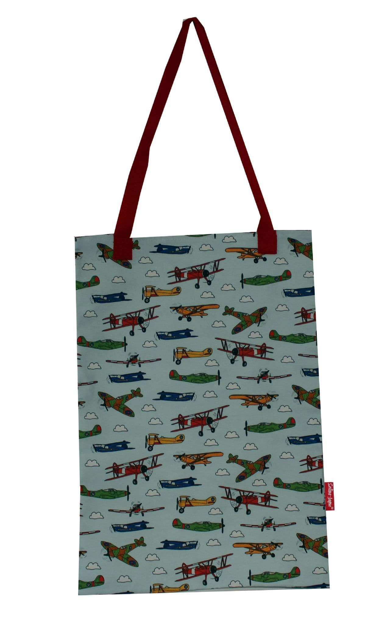 Vintage Airplanes Tote Bag by Selina-Jayne