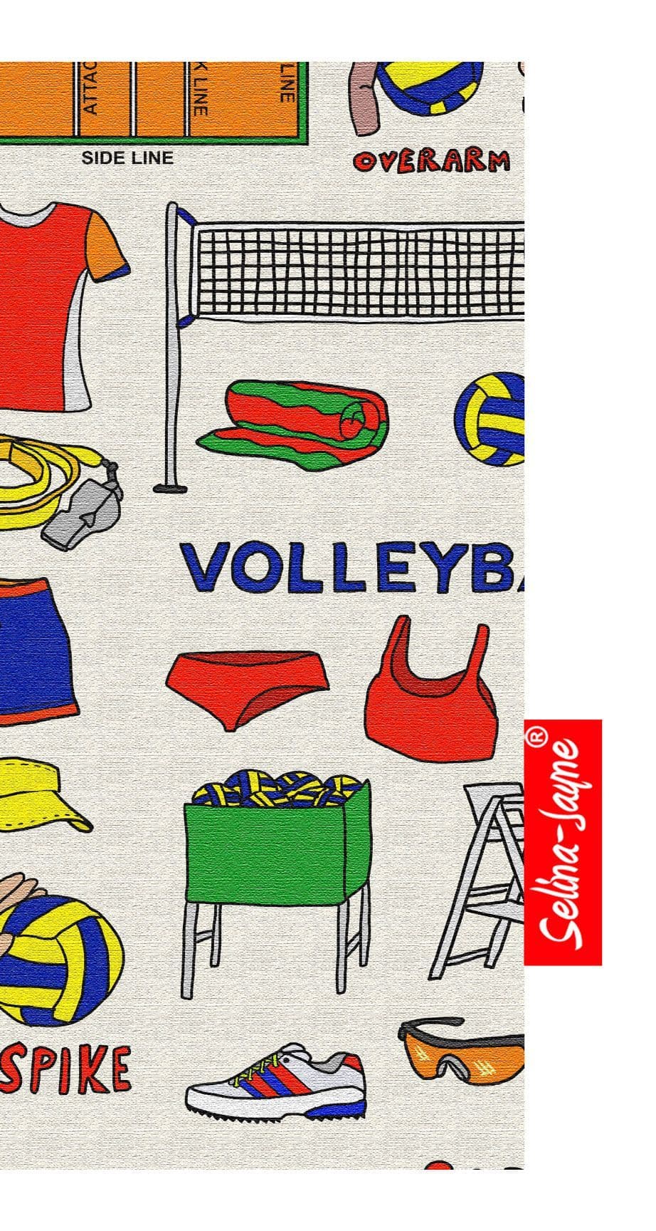 Volleyball Soft Glasses Case by Selina-Jayne