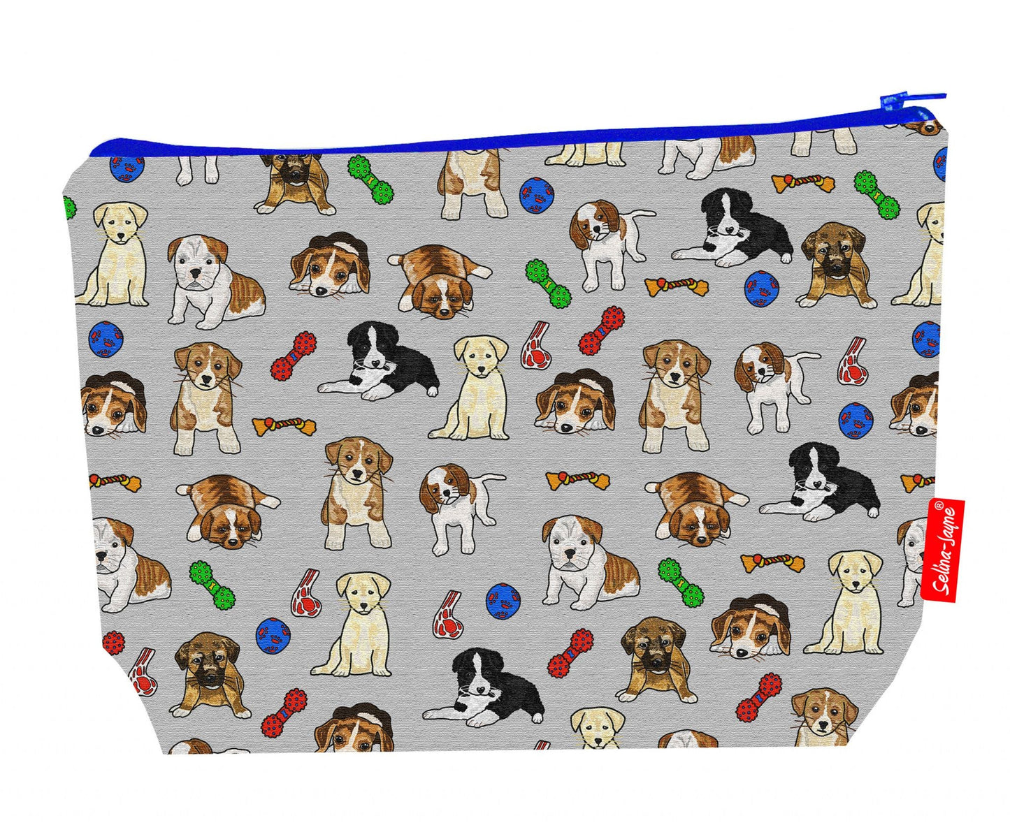 Puppies Toiletry Bag by Selina-Jayne