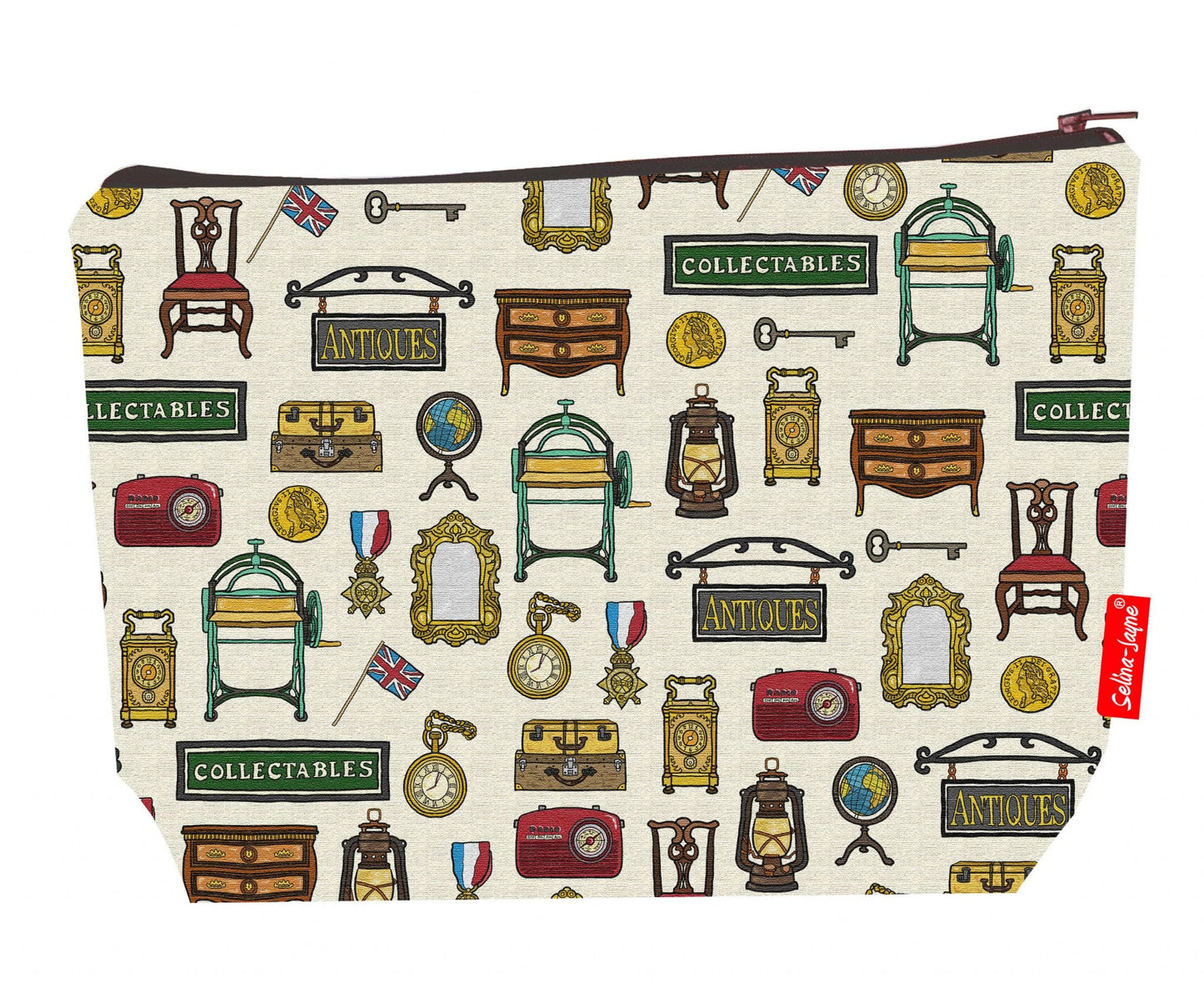 Antiques Toiletry Bag by Selina-Jayne