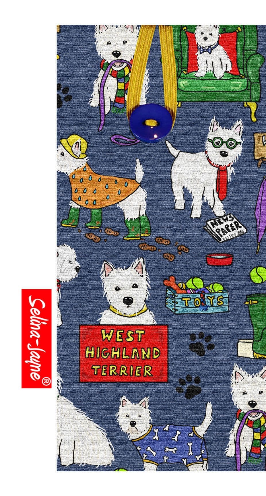 West Highland Terrier Soft Glasses Case by Selina-Jayne