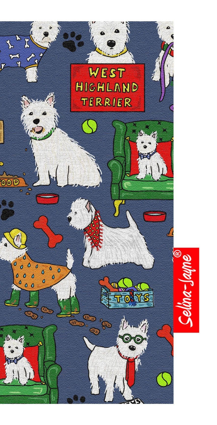 West Highland Terrier Soft Glasses Case by Selina-Jayne