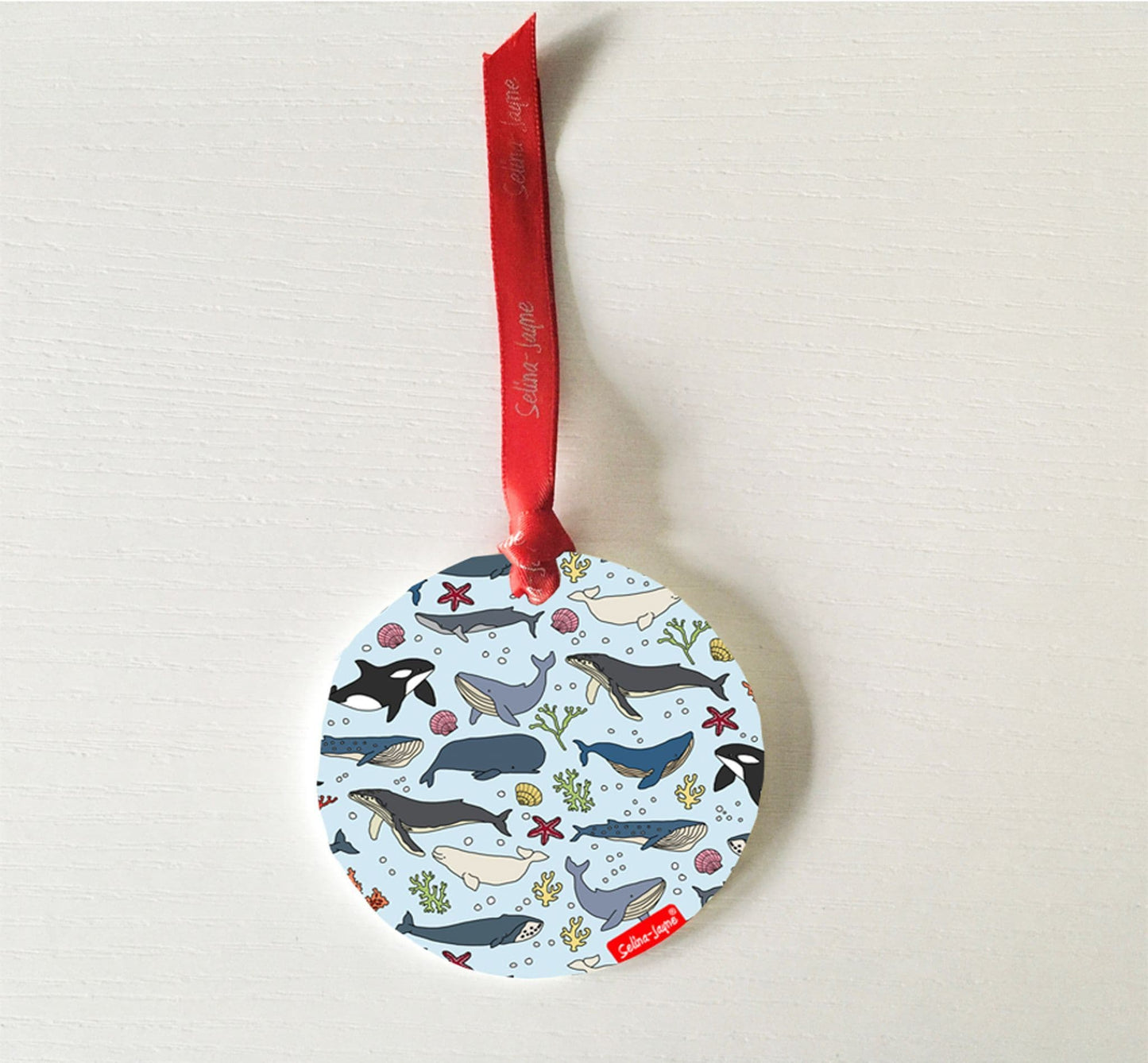Whales Hanging Decoration by Selina-Jayne