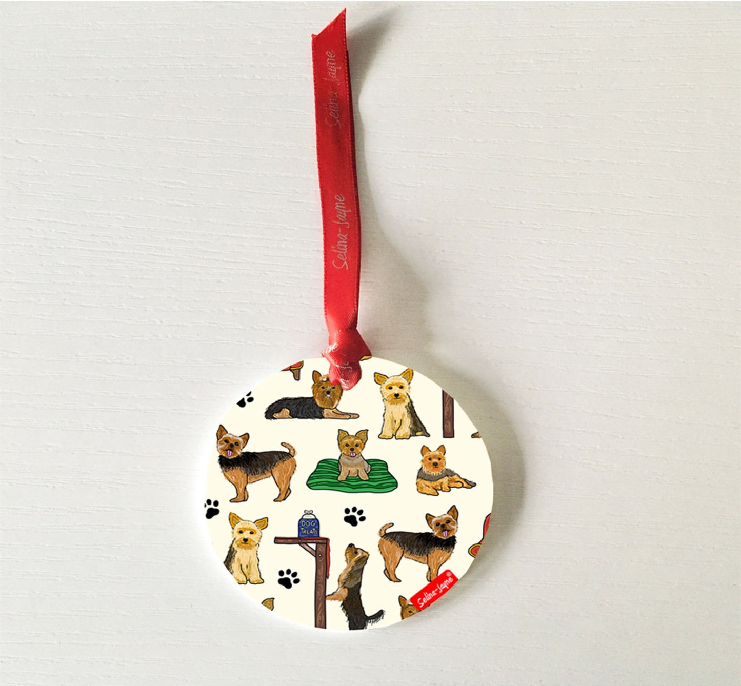 Yorkshire Terrier Hanging Decoration by Selina-Jayne