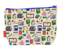Accountants toiletry bag featuring accountancy-themed design by Selina-Jayne Designs