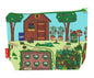 Allotment toiletry bag featuring gardening-themed design by Selina-Jayne Designs