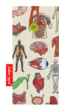 Anatomy Glasses Case by Selina-Jayne — soft fabric eyeglass case with vibrant HD anatomy medical design