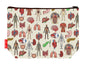 Anatomy toiletry bag featuring medical-themed design by Selina-Jayne Designs