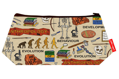 Anthropologist makeup bag showing premium quality and wipe-clean lining