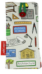 Architect Glasses Case by Selina-Jayne — soft fabric eyeglass case with vibrant HD architecture design