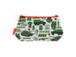 Army cosmetic bag with vibrant military design featuring army motifs and patriotic elements by Selina-Jayne
