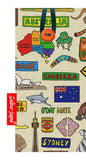 Australia Glasses Case by Selina-Jayne — soft fabric eyeglass case with vibrant HD Australian design