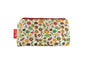 Autumn Meadow cosmetic bag with vibrant fall design featuring toadstools and pumpkins by Selina-Jayne