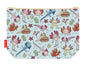 Axolotl toiletry bag featuring axolotl-themed design by Selina-Jayne Designs
