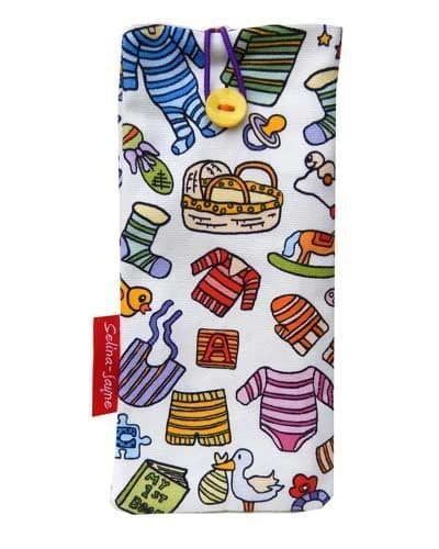 Baby Glasses Case by Selina-Jayne — soft fabric eyeglass case with vibrant HD baby design