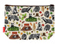 Badgers toiletry bag featuring badger-themed design by Selina-Jayne Designs