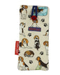 Beagles glasses case with HD dog print, soft cotton lining by Selina-Jayne Designs