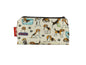 Beagle cosmetic bag with vibrant dog print design - UK made by Selina-Jayne