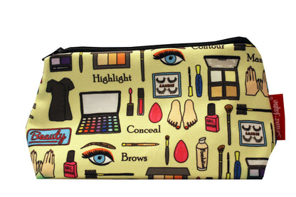 Beautician makeup bag showing premium quality and wipe-clean lining