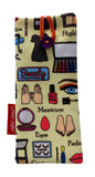 Beautician glasses case with HD beauty print, soft cotton lining by Selina-Jayne Designs