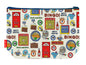 Bingo toiletry bag featuring bingo-themed design by Selina-Jayne Designs