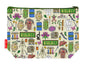 Biology toiletry bag featuring biology-themed design by Selina-Jayne Designs