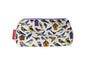 Birds cosmetic bag with vibrant wildlife print design - UK made by Selina-Jayne