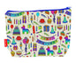 Birthday Celebrations toiletry bag featuring birthday-themed design by Selina-Jayne Designs