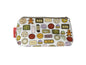 Biscuits cosmetic bag with vibrant tea time print design - UK made by Selina-Jayne