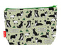 Border Collie dogs toiletry bag featuring vibrant HD print of adorable Border Collies by Selina-Jayne Designs