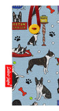 Boston Terrier glasses case with HD dog print, soft cotton lining by Selina-Jayne Designs