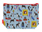 Boston Terrier toiletry bag featuring vibrant HD print of adorable Boston Terriers by Selina-Jayne Designs