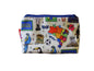 Brazil cosmetic bag with vibrant Brazilian print design - UK made by Selina-Jayne