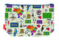 Brazil toiletry bag featuring Brazilian flag design by Selina-Jayne Designs