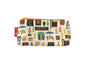 British Pub cosmetic bag with vibrant beer and pub culture print design - UK made by Selina-Jayne