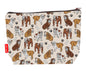 Bulldog toiletry bag featuring vibrant HD print of adorable Bulldogs by Selina-Jayne Designs