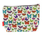 Butterfly toiletry bag featuring vibrant HD print of beautiful butterflies by Selina-Jayne Designs