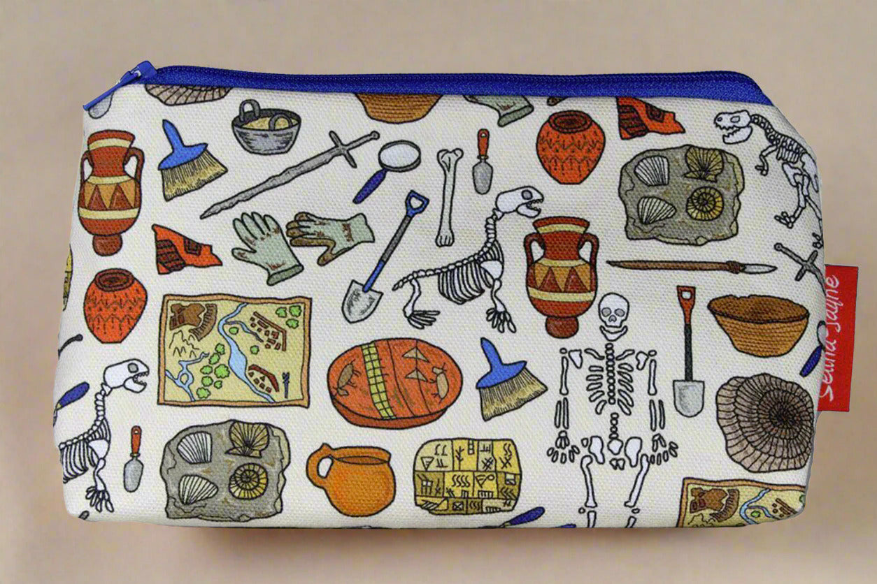 Archaeology Makeup Bag
