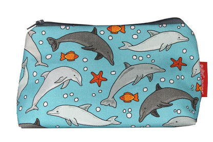 Dolphins Makeup Bag by Selina-Jayne