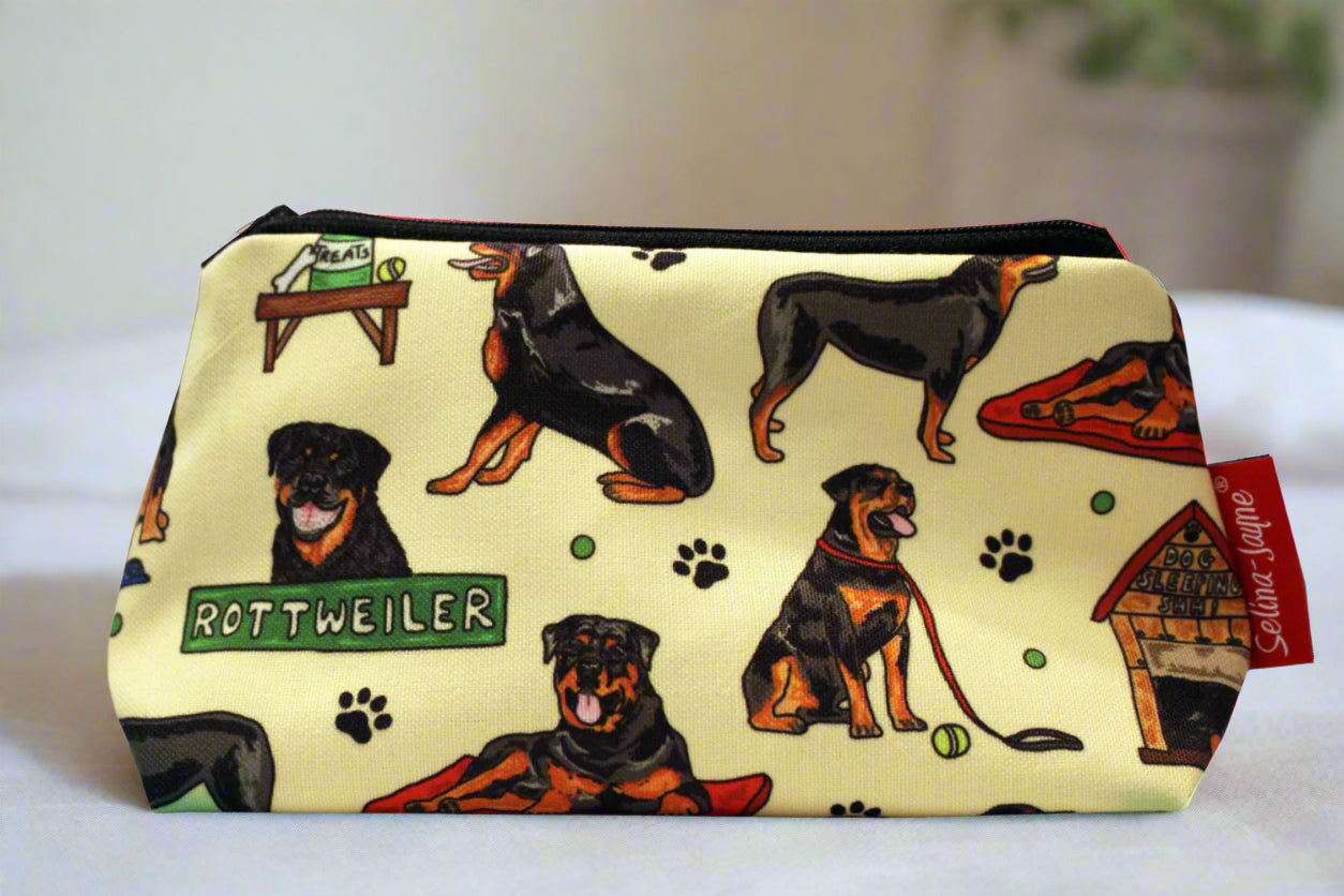 Rottweiler Makeup Bag