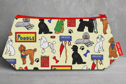 Poodle Makeup Bag