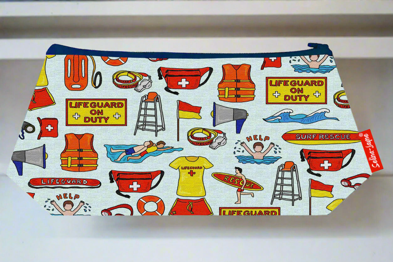 Lifeguard Makeup Bag by Selina-Jayne