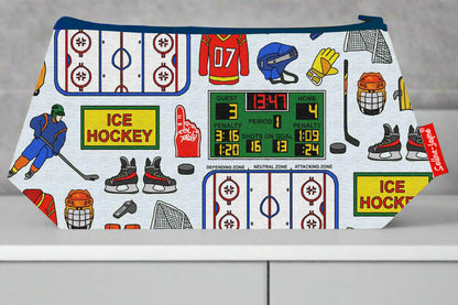 Ice Hockey Makeup Bag