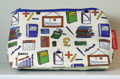 Accountants Makeup Bag by Selina-Jayne