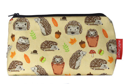 Hedgehogs Makeup Bag by Selina-Jayne