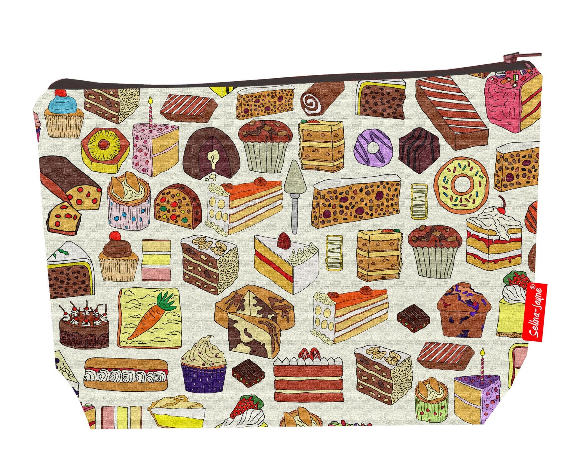 Premium Cakes wash bag with washable lining - Perfect gift for bakers and cake lovers