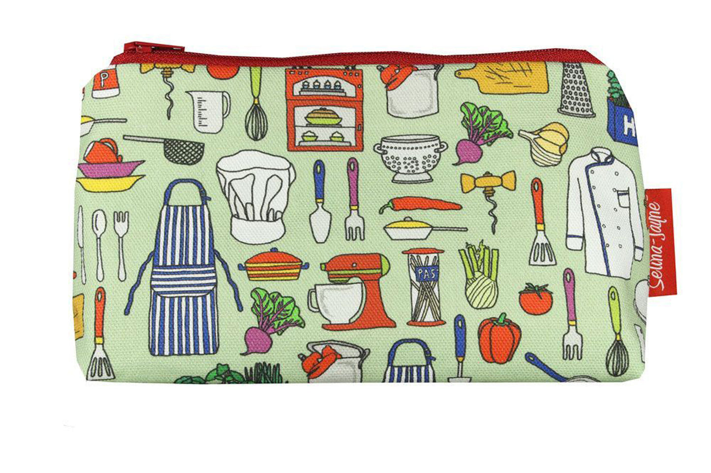 Premium Chef makeup bag showing HD print quality and compact 17.5cm design, perfect gift for culinary lovers and cooking enthusiasts