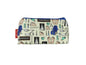 Chiropodist cosmetic bag featuring vibrant healthcare-inspired print with wipe-clean lining and coordinated zipper by Selina-Jayne Designs