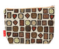 Chocolates toiletry bag with vibrant chocolate print by Selina-Jayne Designs